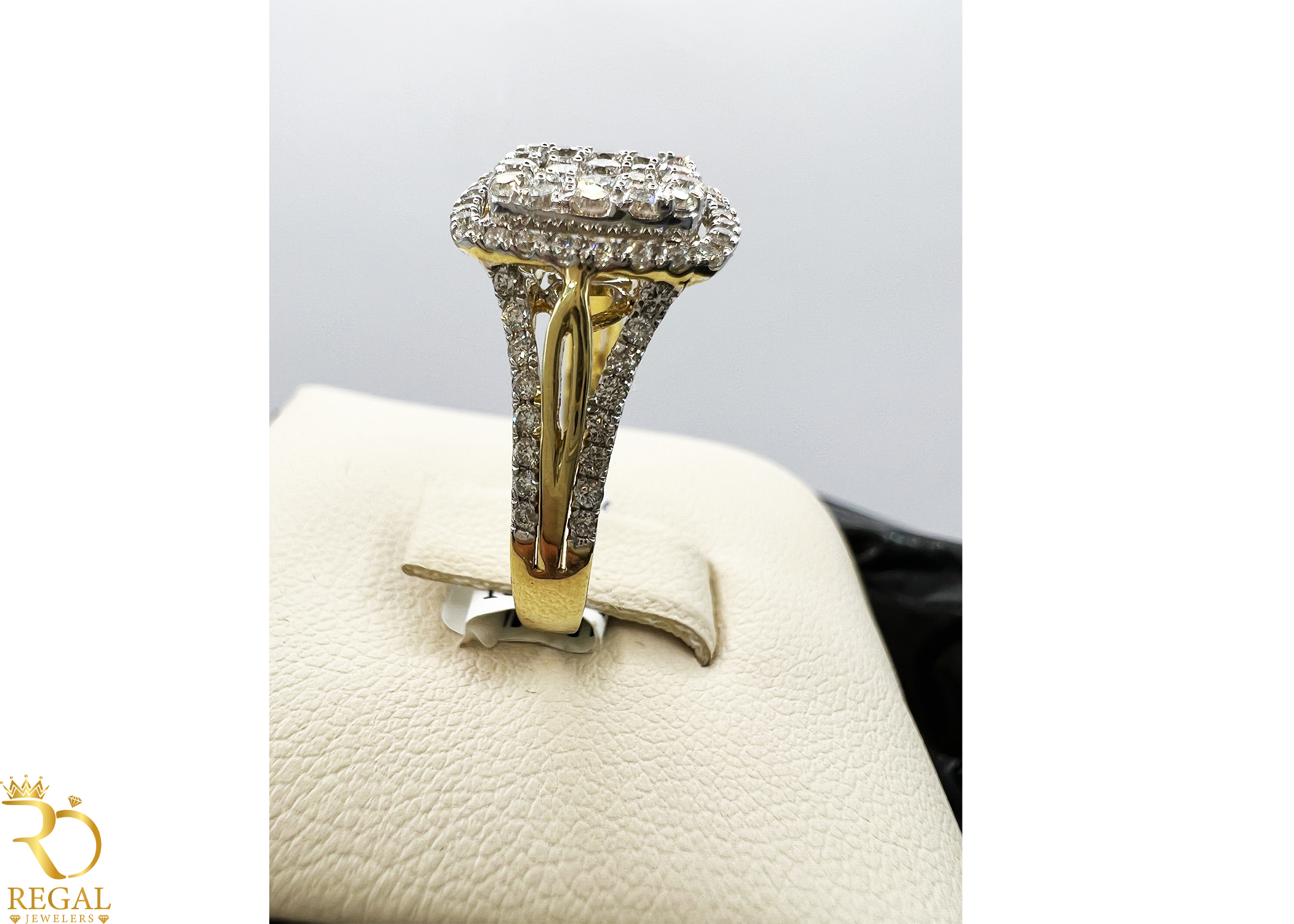 Engagement Ring With Diamonds