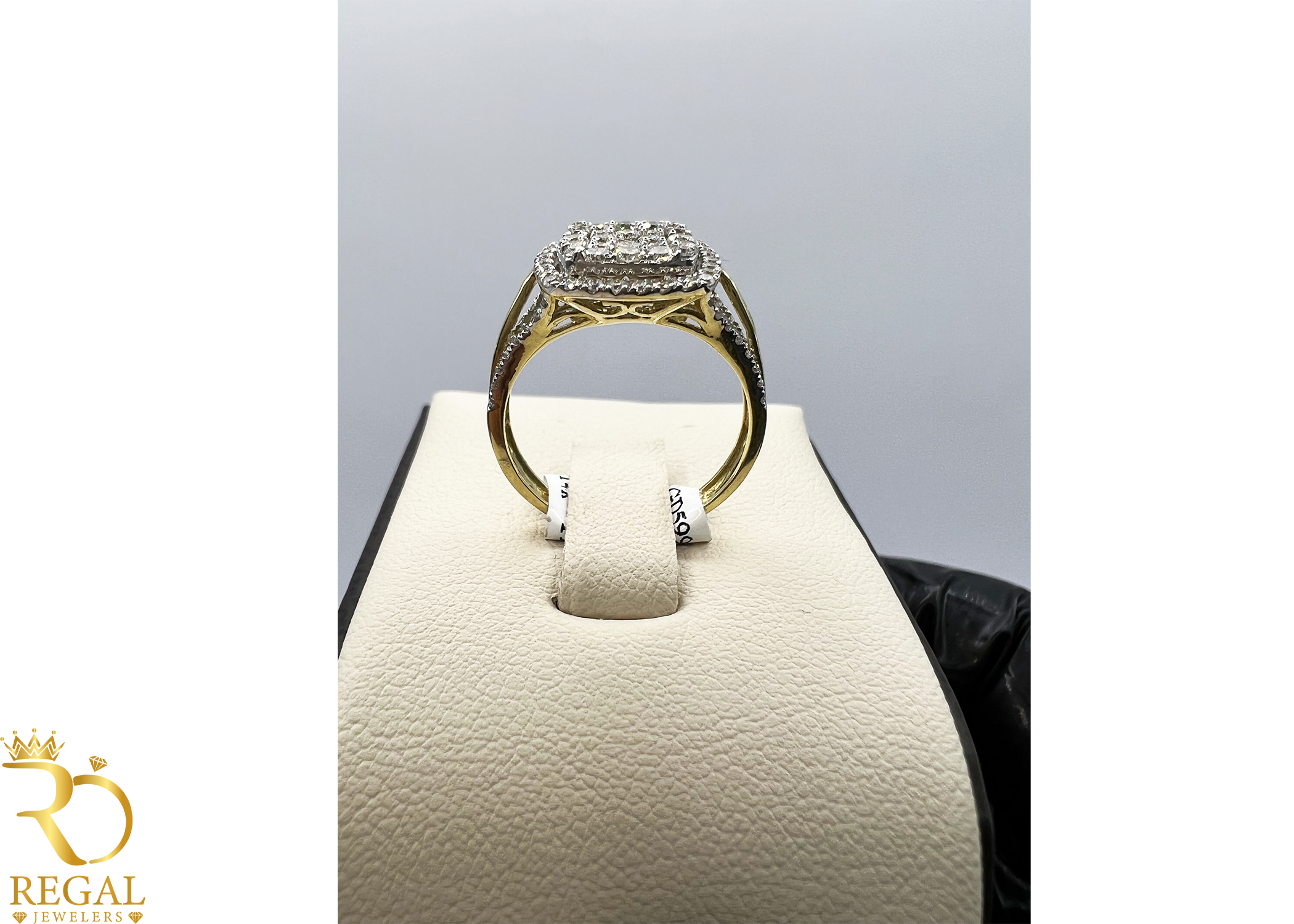 Engagement Ring With Diamonds