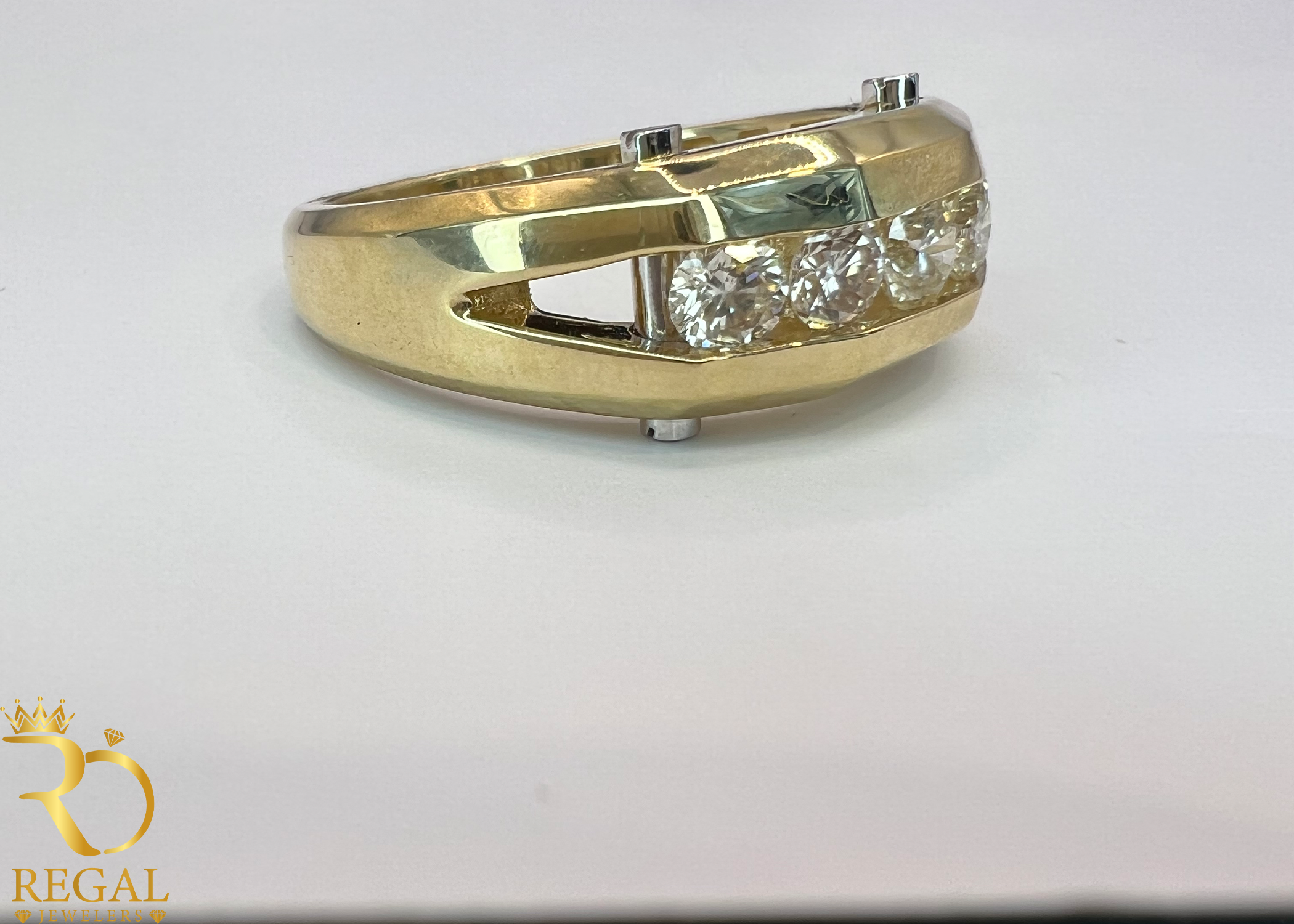 Custom Ring with Diamonds