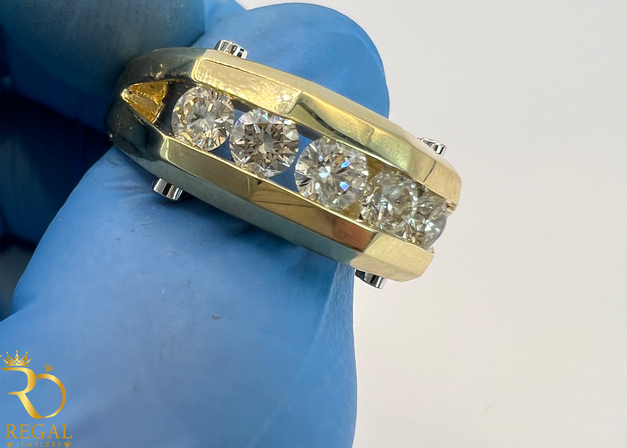 Custom Ring with Diamonds