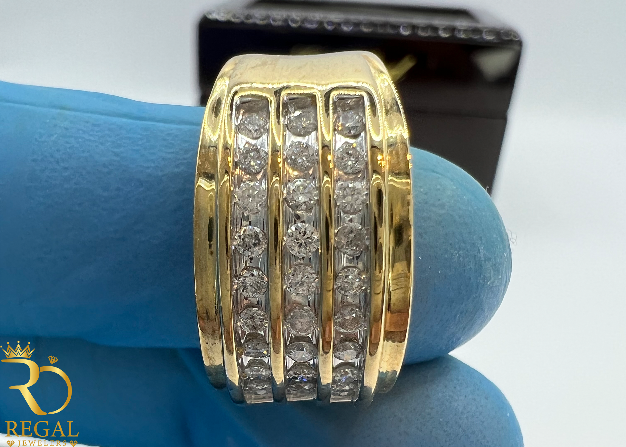 Wedding Ring with Diamonds