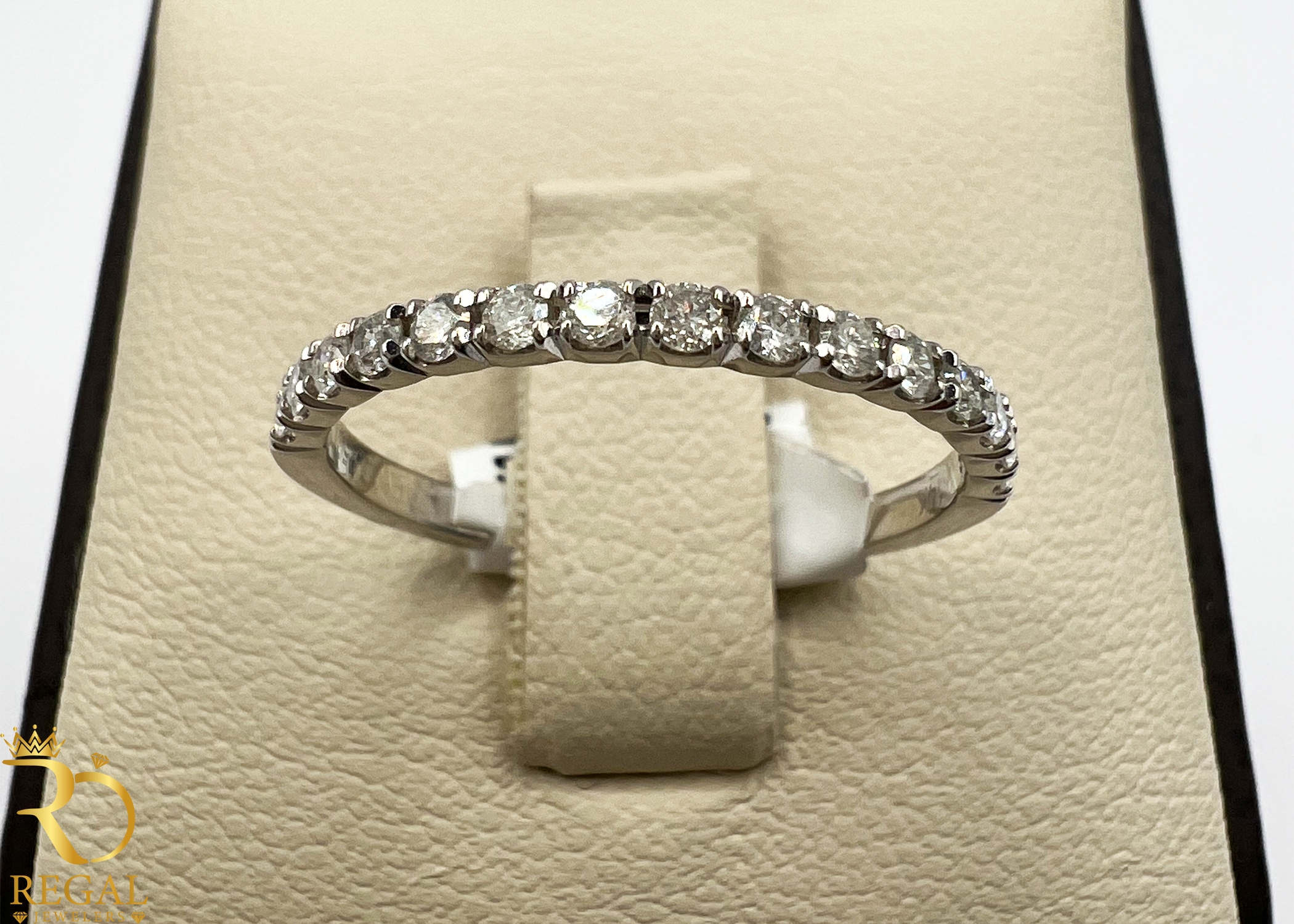Wedding Band with Diamonds
