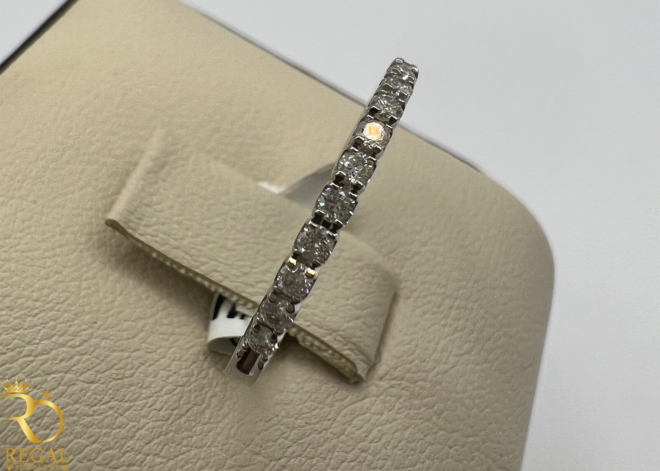 Wedding Band with Diamonds