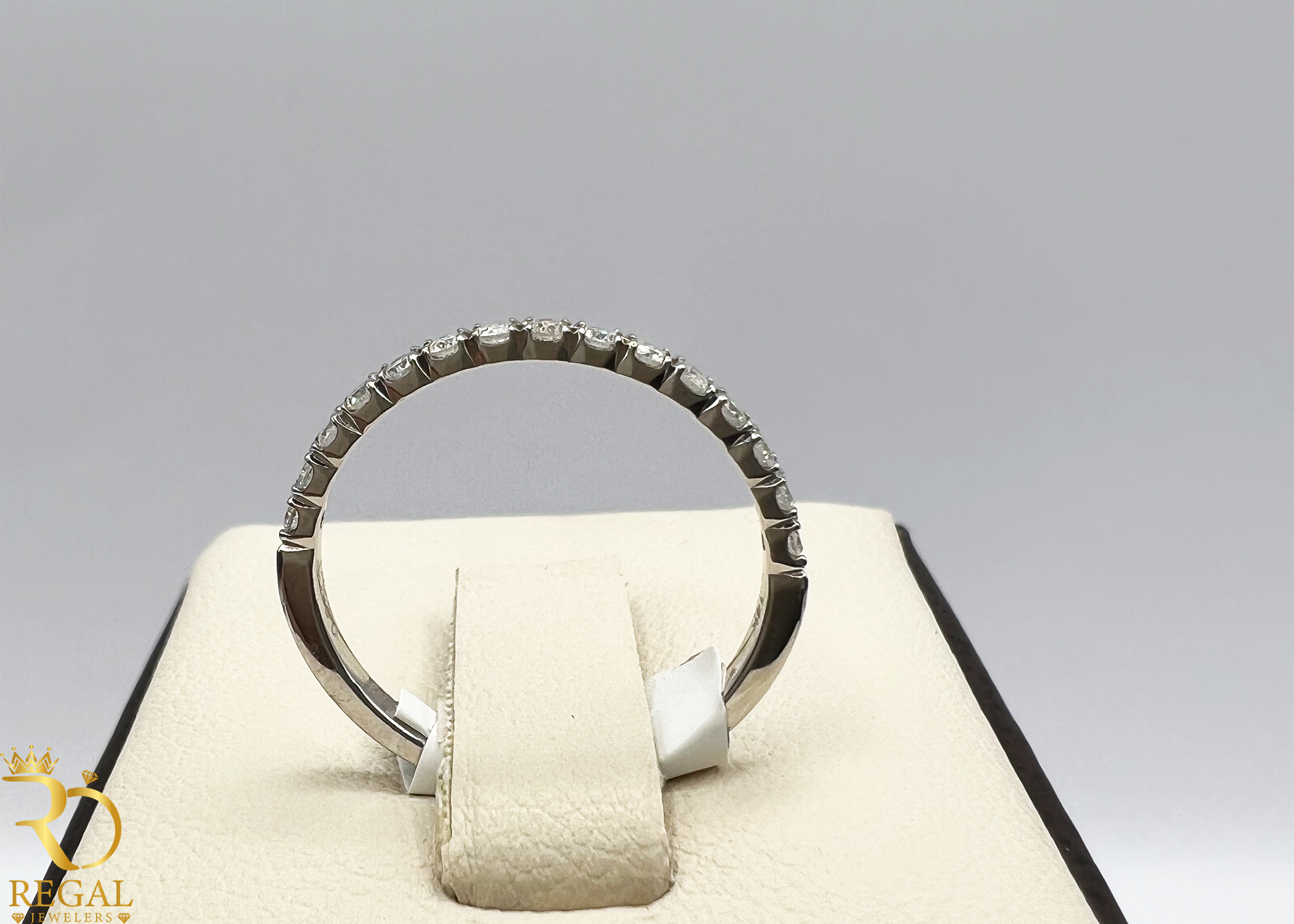 Wedding Band with Diamonds