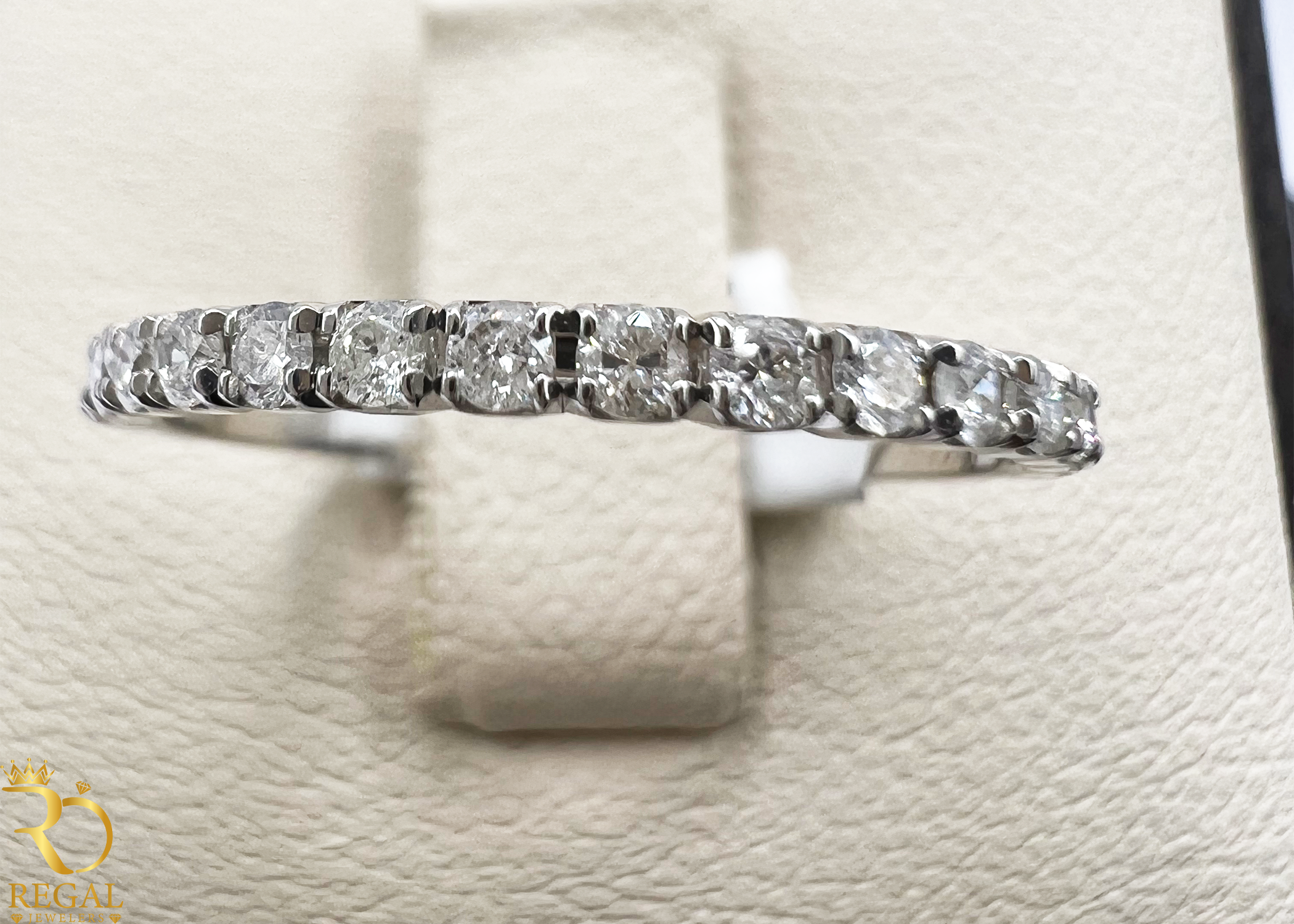 Wedding Band with Diamonds