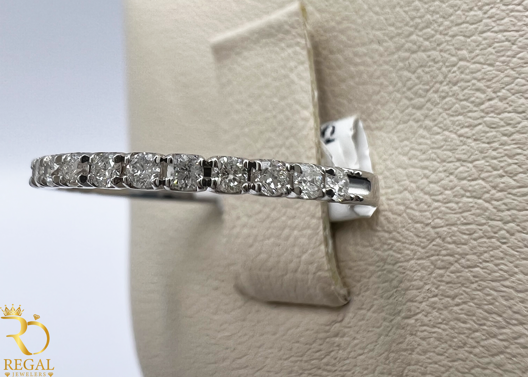 Wedding Band with Diamonds