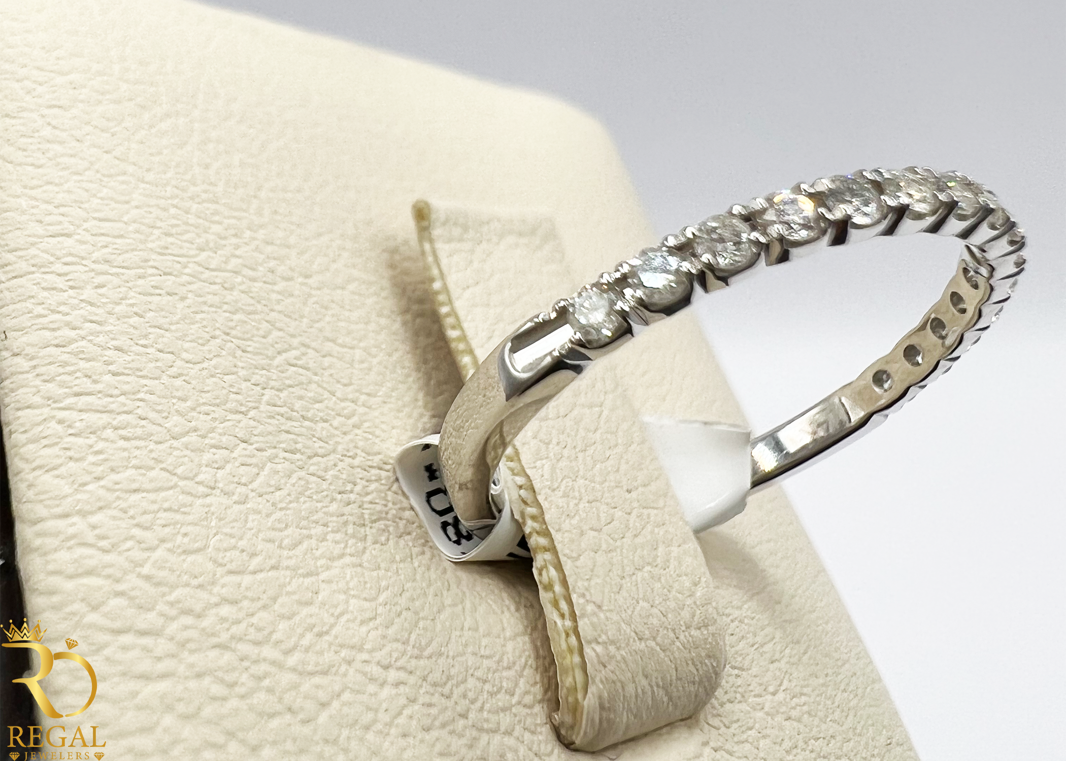 Wedding Band with Diamonds