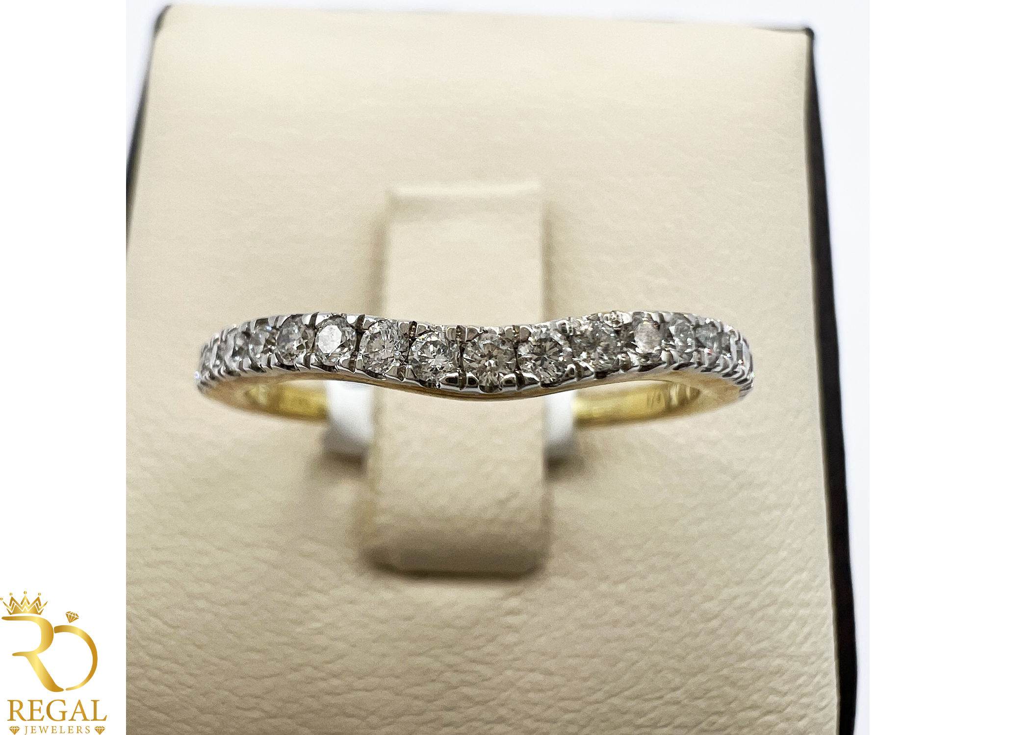Wedding Band with Diamonds