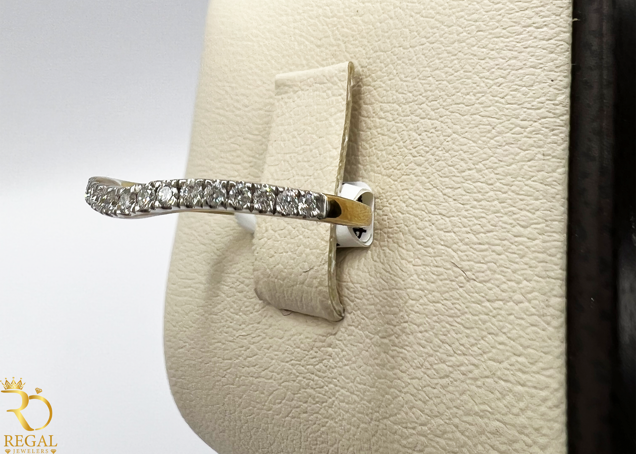 Wedding Band with Diamonds