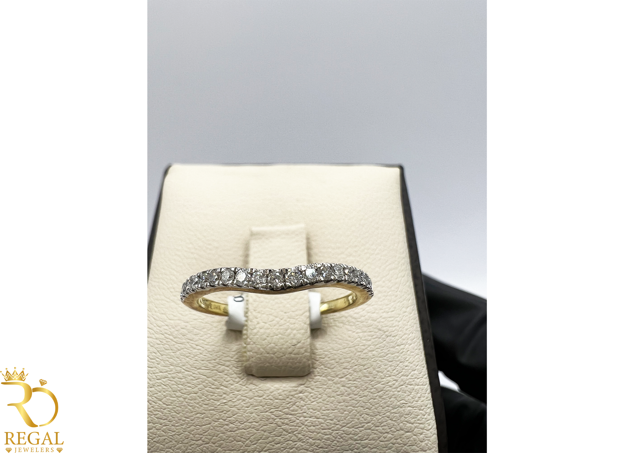 Wedding Band with Diamonds