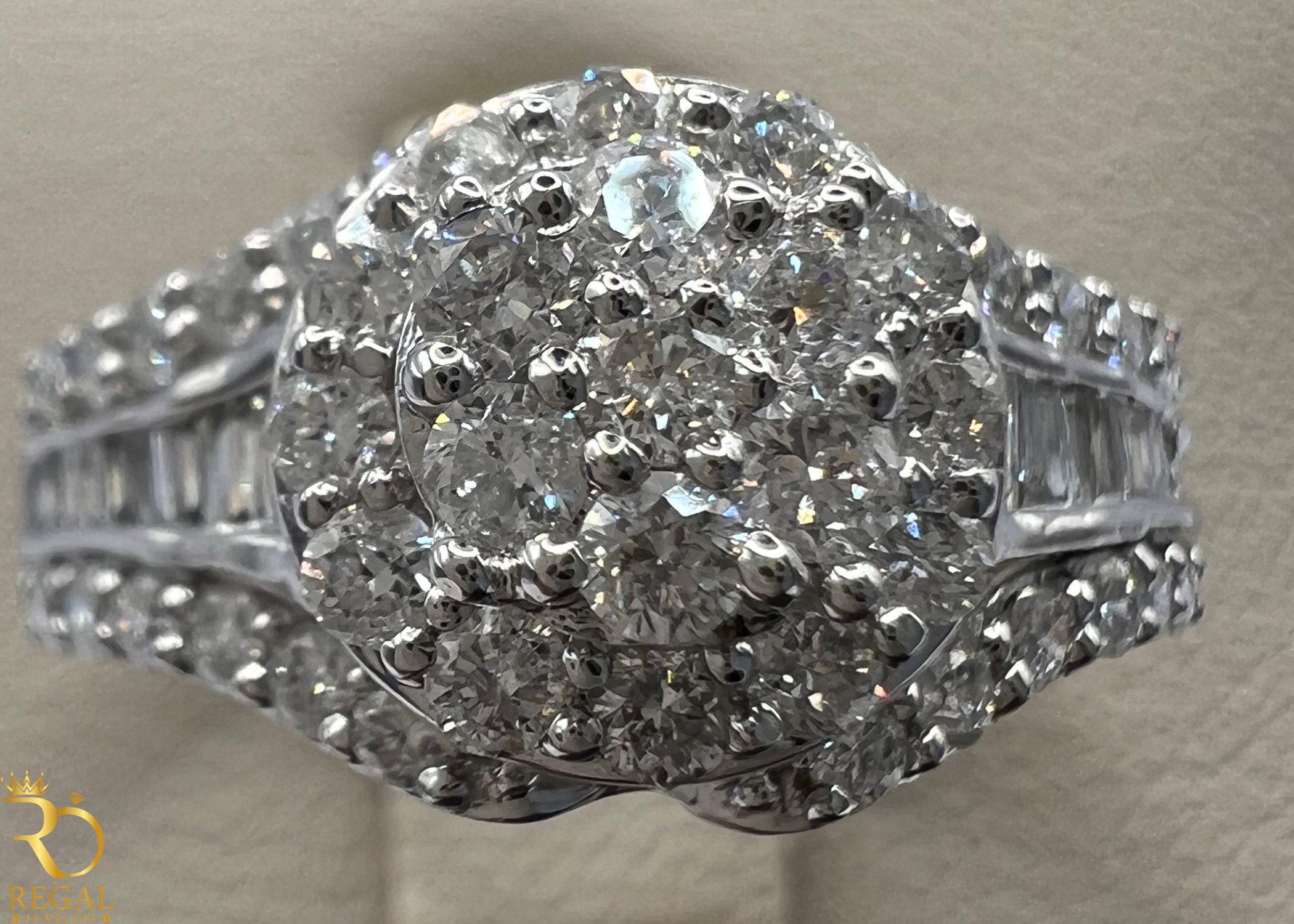 Engagement Ring With Diamonds