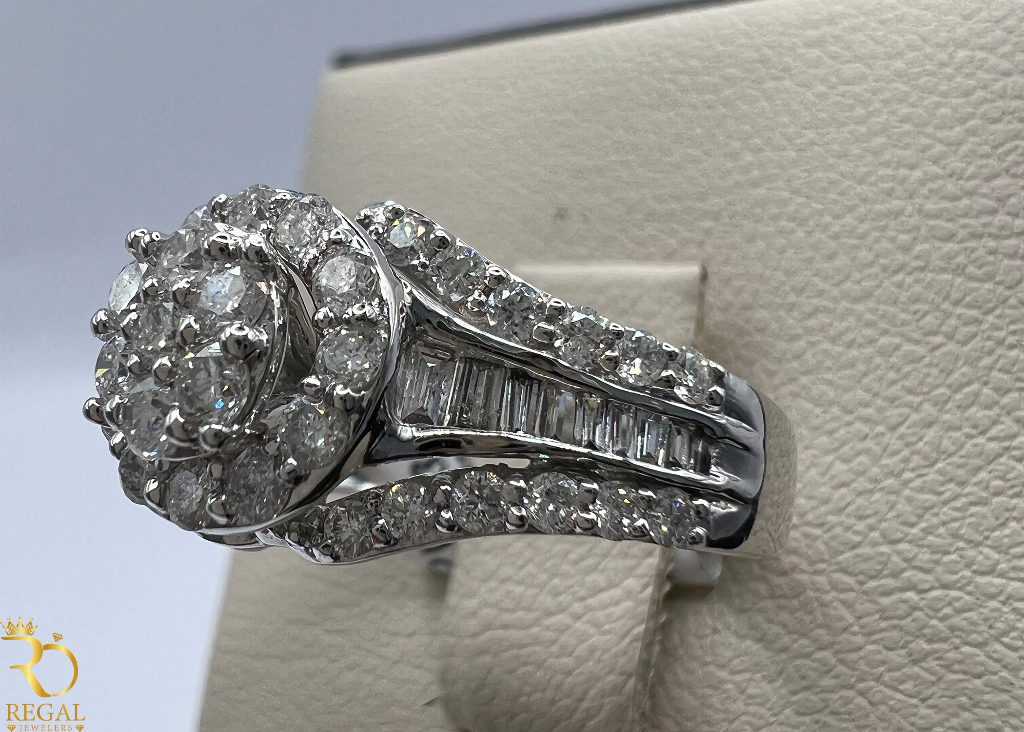 Engagement Ring With Diamonds