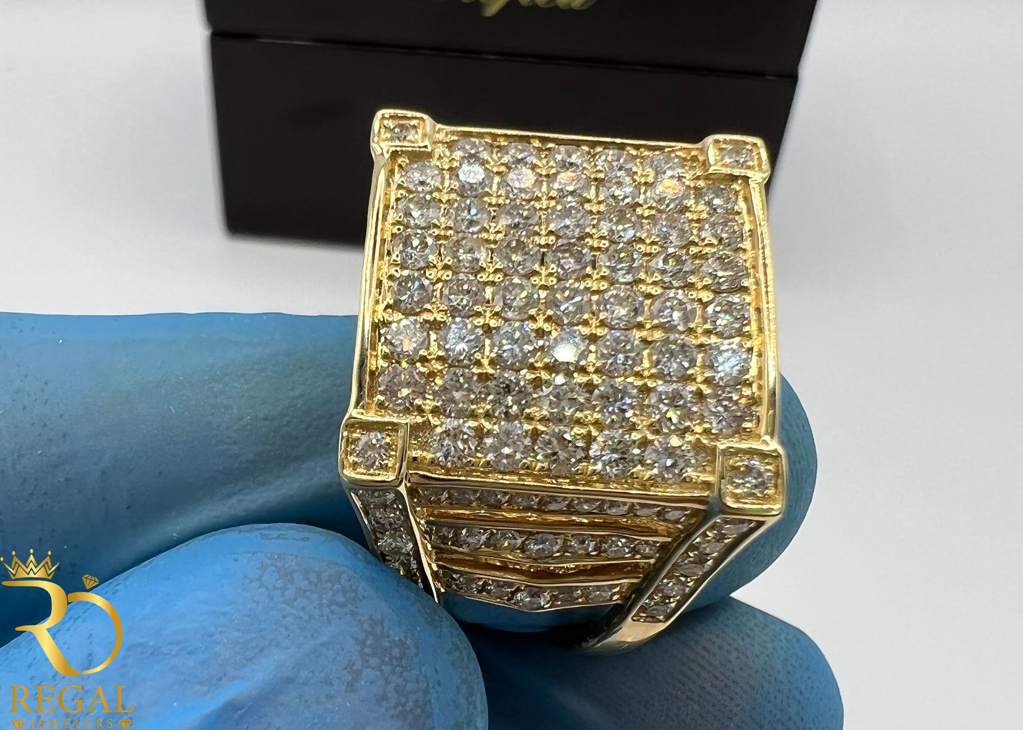 Custom Ring with Diamonds