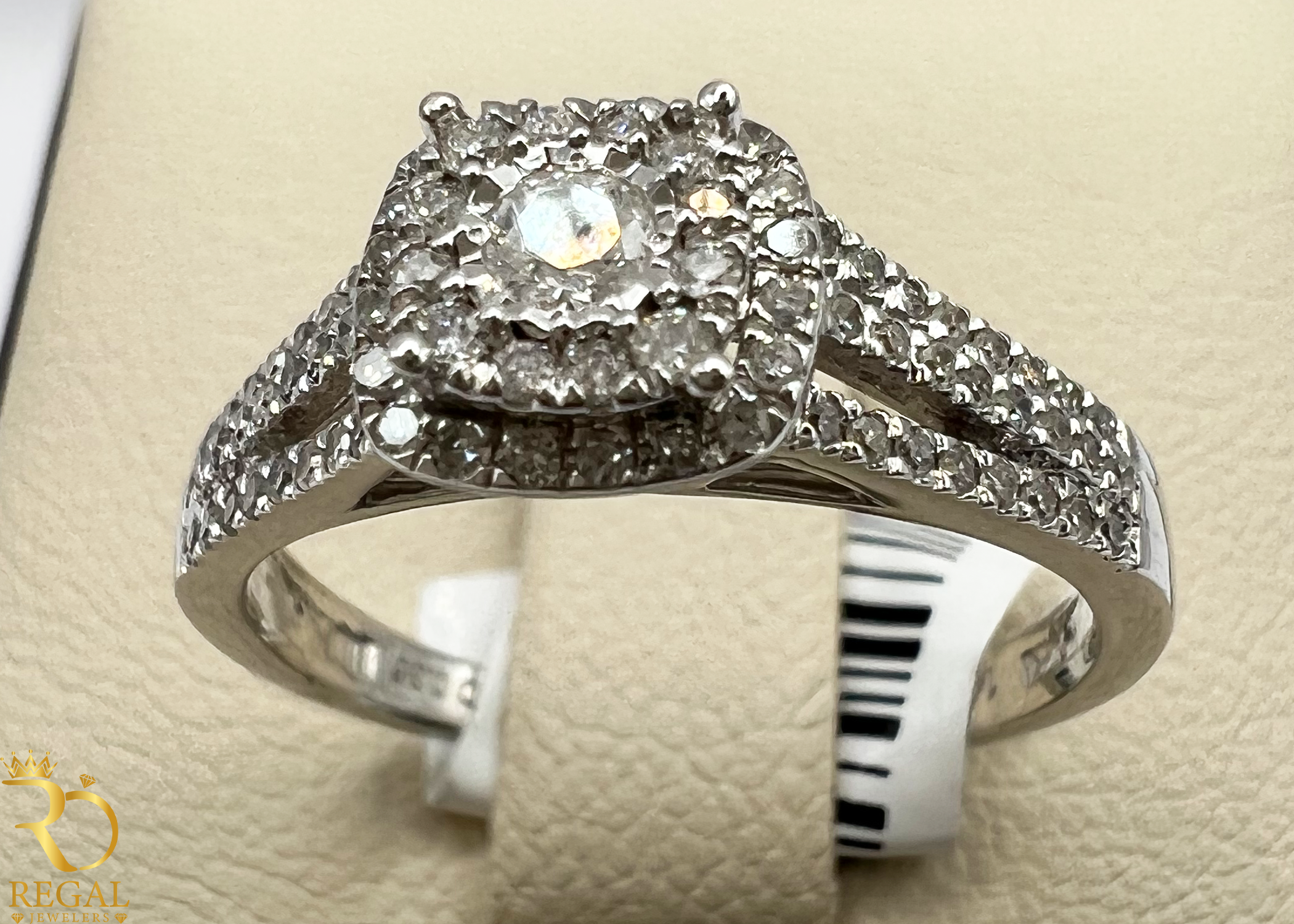 Engagement Ring With Diamonds