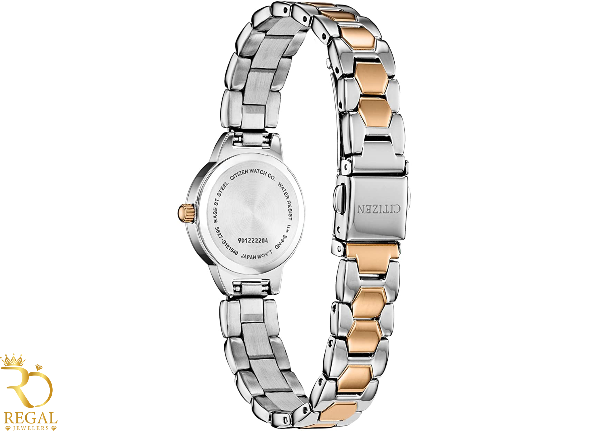 Citizen Quartz Womens Watch, Stainless Steel, Crystal, Two-Tone (Model: EZ7016-50D)