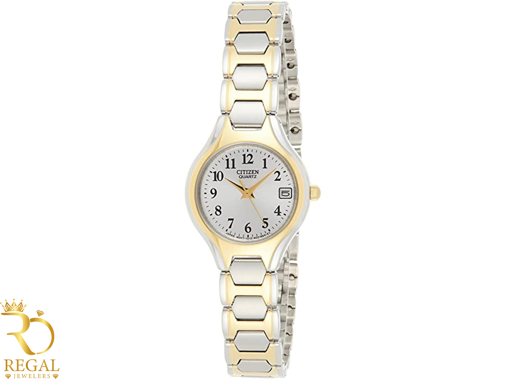 Citizen Quartz Womens Watch, Stainless Steel, Classic, Two-Tone (Model: EU2254-51A)