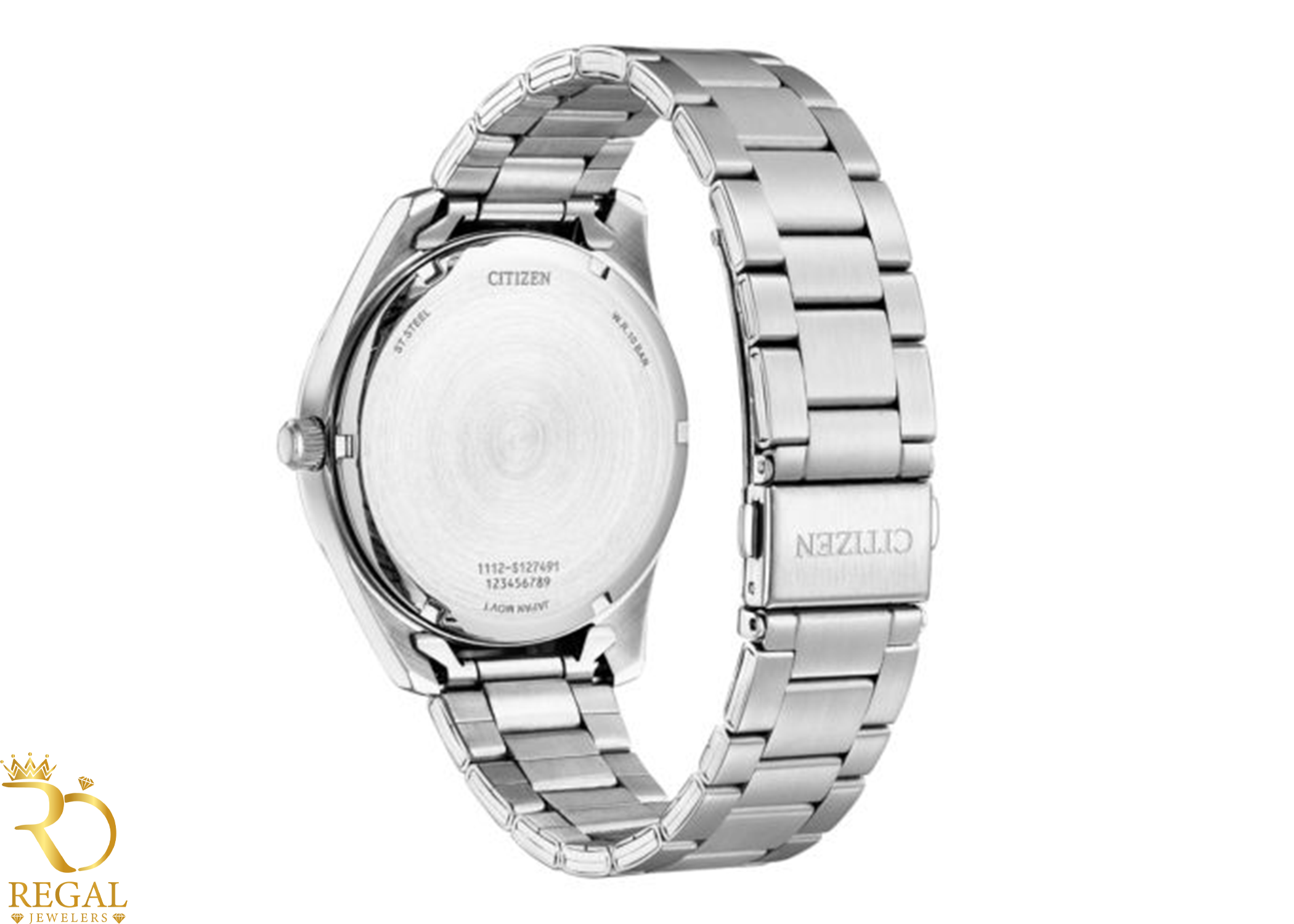 Citizen Quartz Mens Silver Tone Stainless Steel Bracelet Watch Bi1031-51x