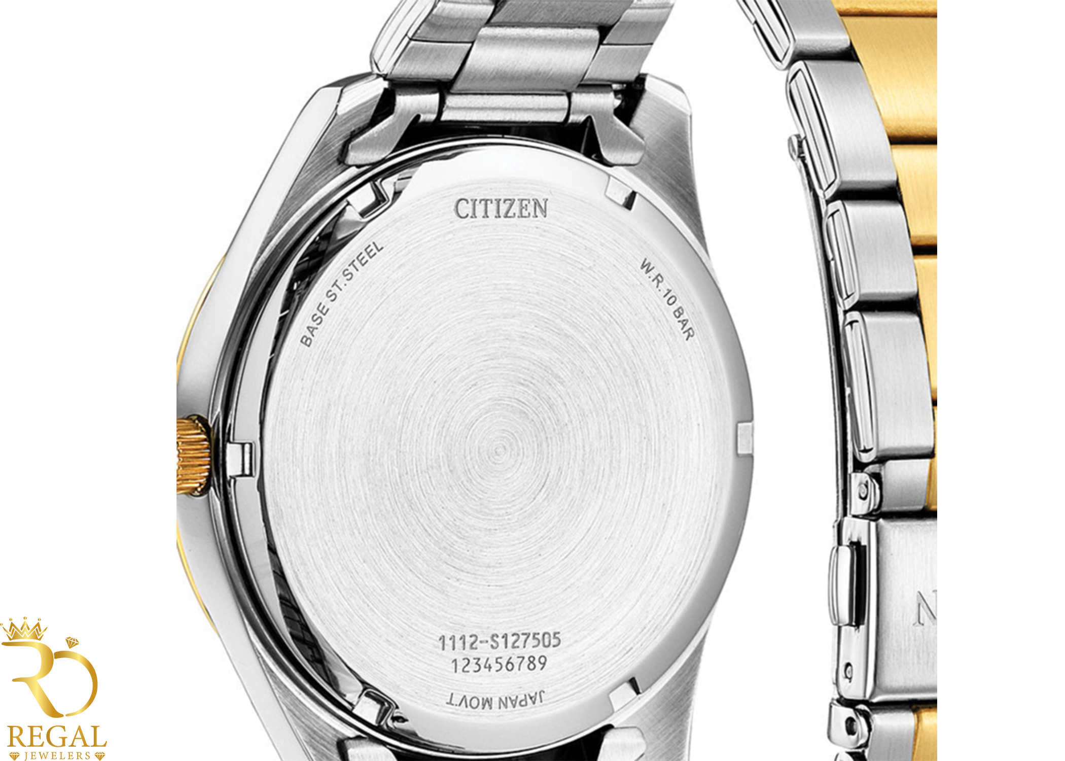 Citizen Quartz Mens Two Tone Stainless Steel Bracelet Watch Bi1036-57L