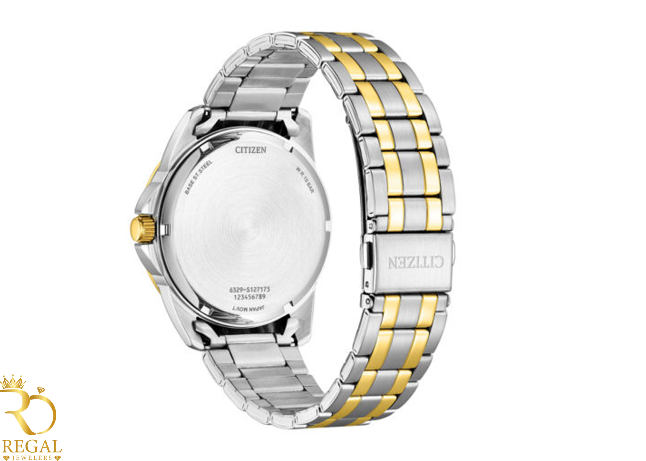 Citizen Quartz Mens Two Tone Stainless Steel Bracelet Watch Ag8348-56L